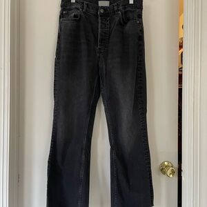 Boyish Women's Black Flare Jeans